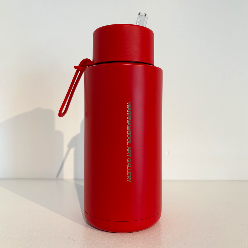 Warrnambool Art Gallery branded Frank Green drink bottle 1L